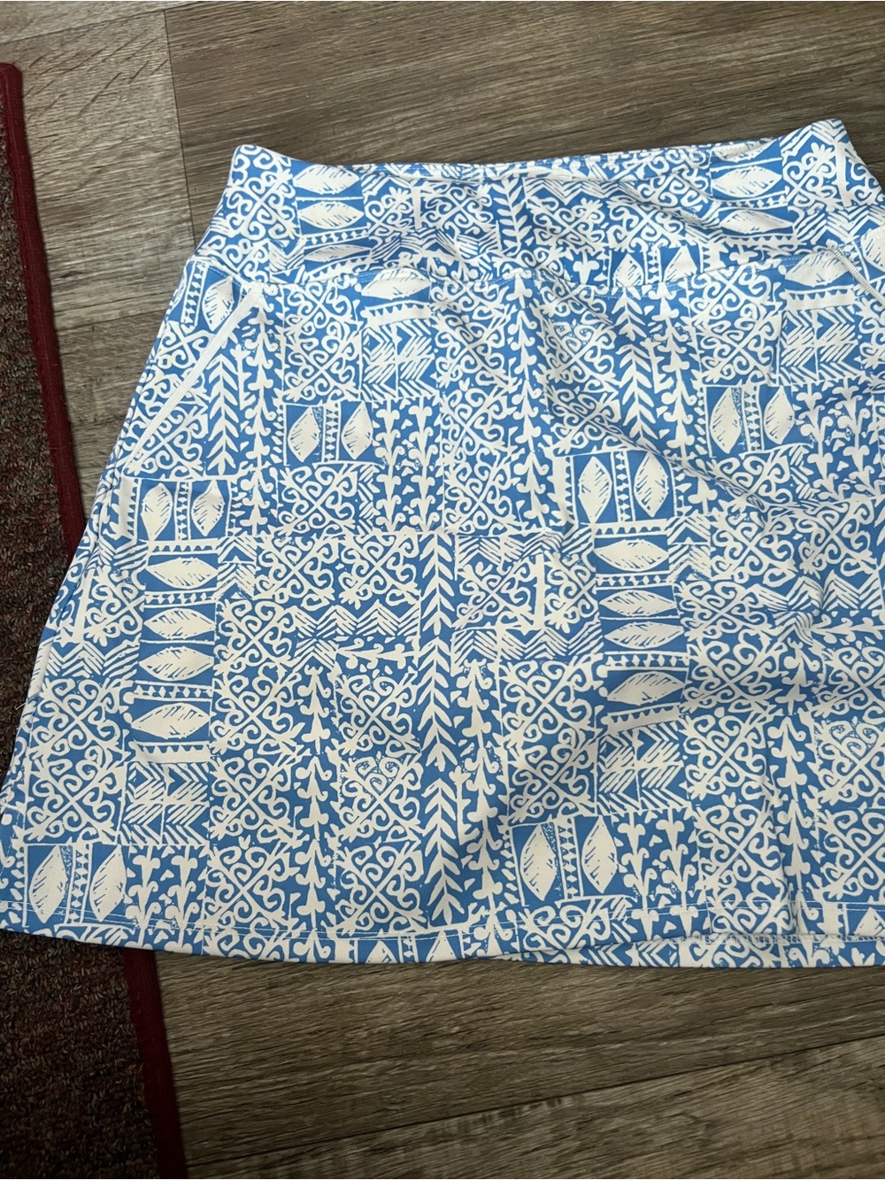 Sigrid Olsen golf Blue and White Printed Women’s Skort